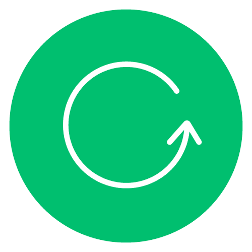 Arrow in circle icon