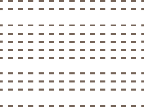 Dashed lines representing zones of the Stratus "S" pattern.