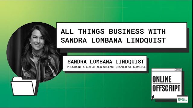 Sandra Lombana Lindquist on the Online Offscript podcast.