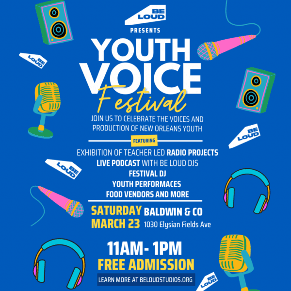 be loud youth voice festival 2024 flyer