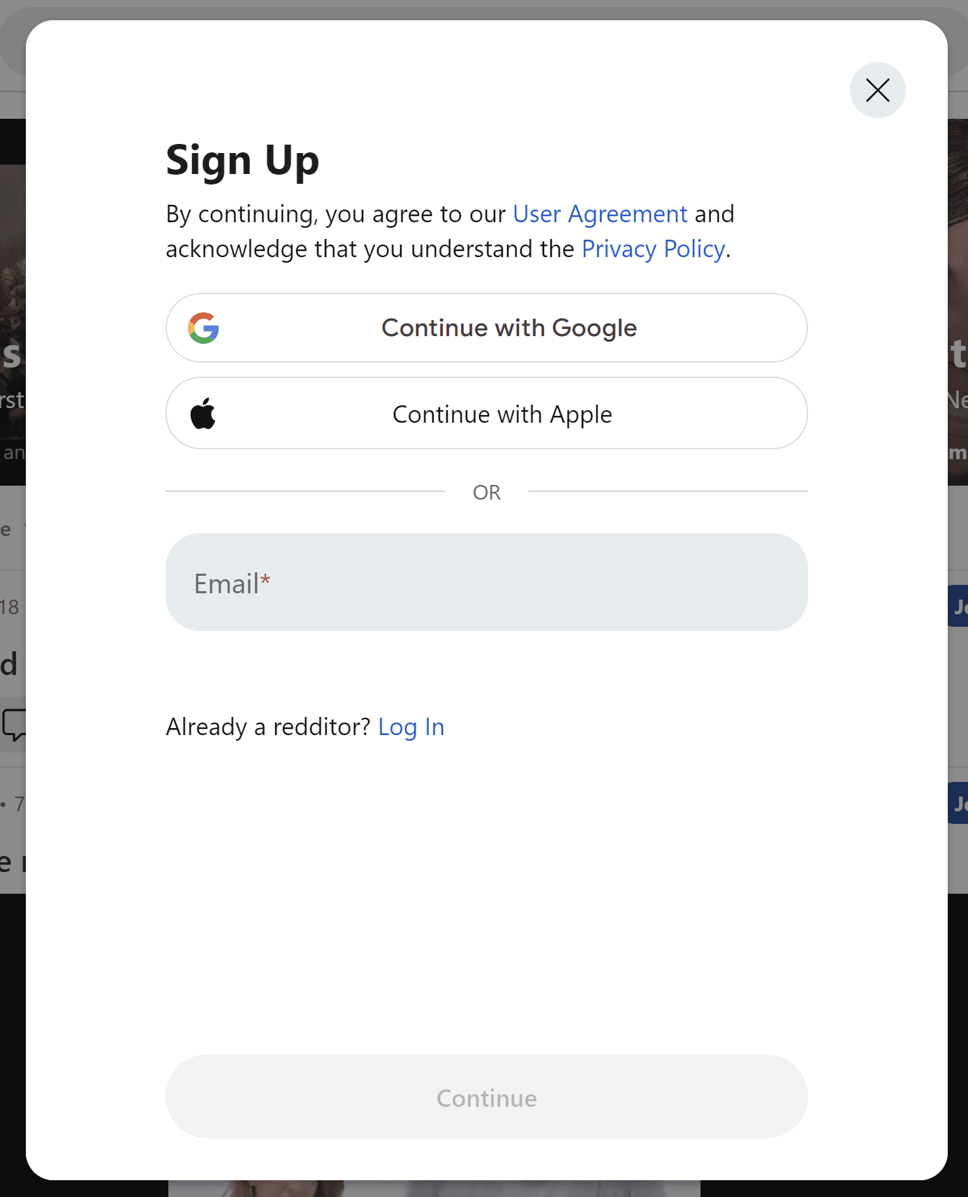 Reddit Sign-Up in 2024