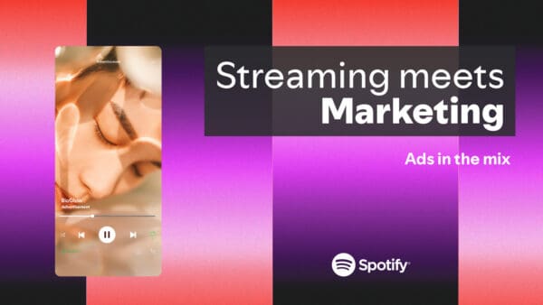 Streaming Meets Marketing: Ads in the Mix. A visualization of a Spotify ad.