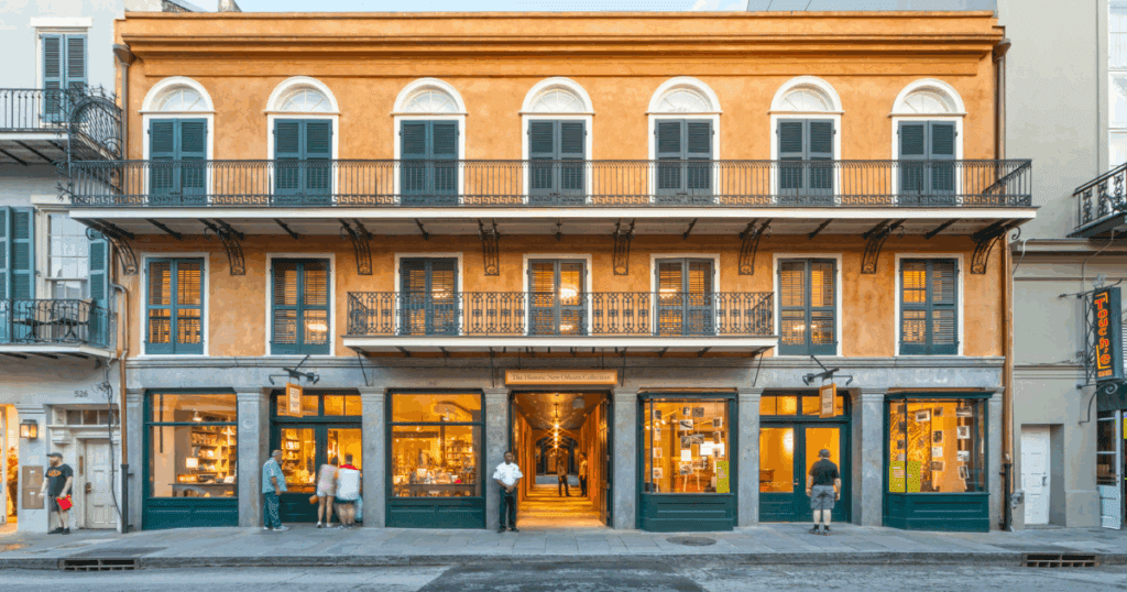The exterior of the Historic New Orleans Collection building