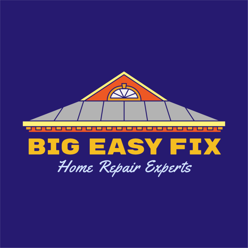 Big Easy Fix logo on blue