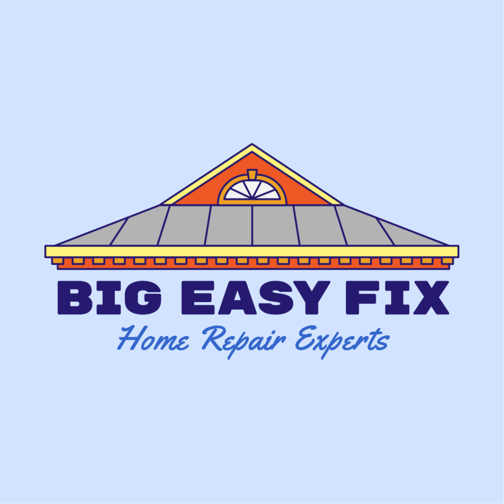 Big Easy Fix logo on light blue