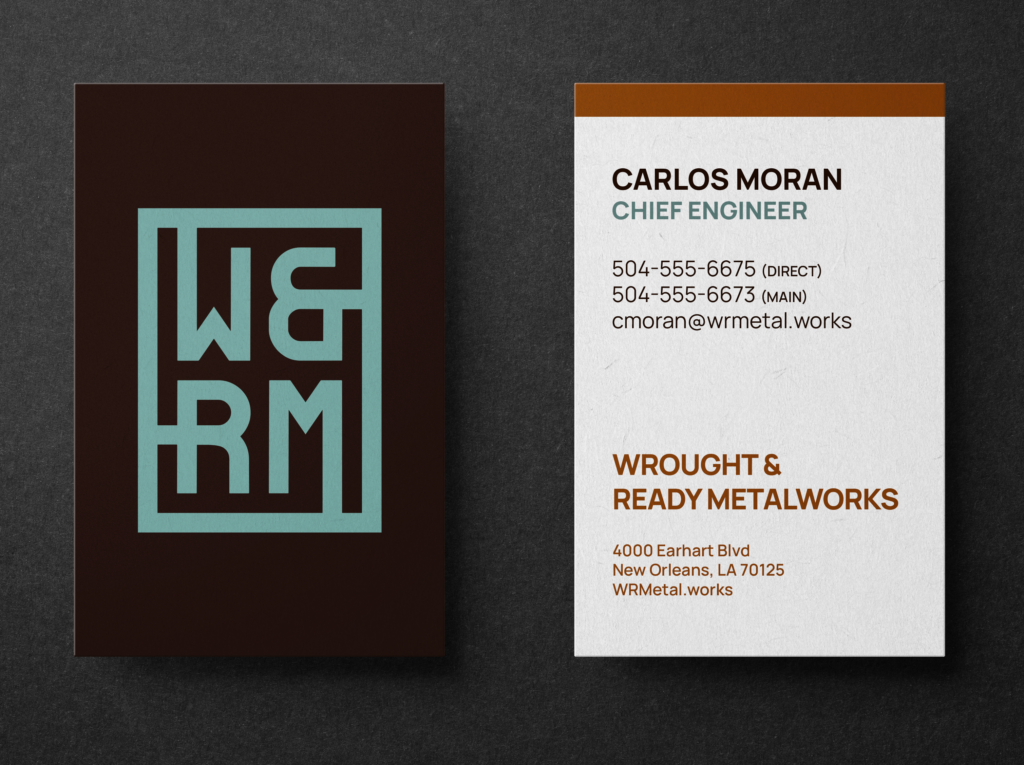 Wrought & Ready Metalworks logo