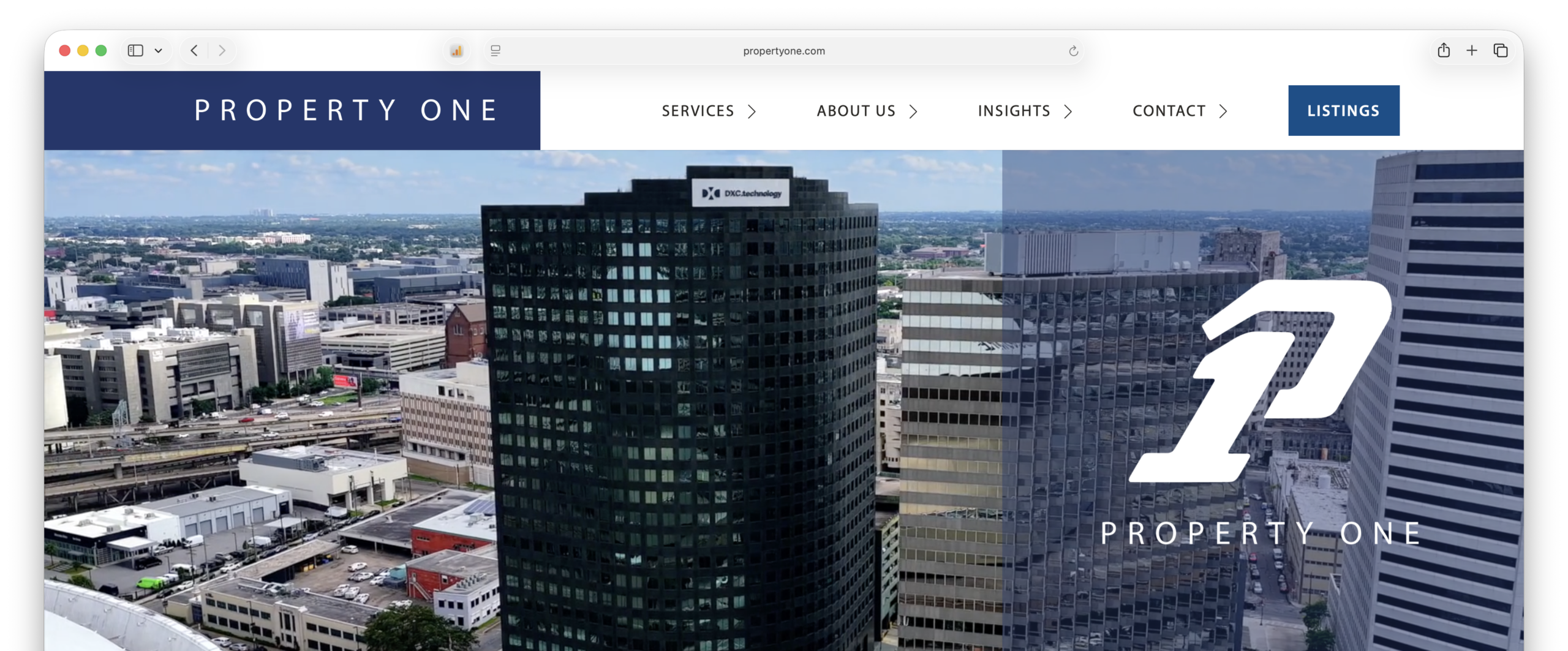 The new Property One website